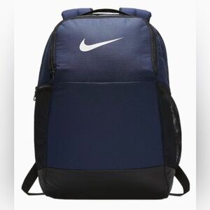Nike Brasilia Medium Backpack - BA5954-410 - Navy Blue - NWT